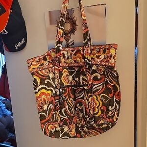 Floral Patterned Tote Bag